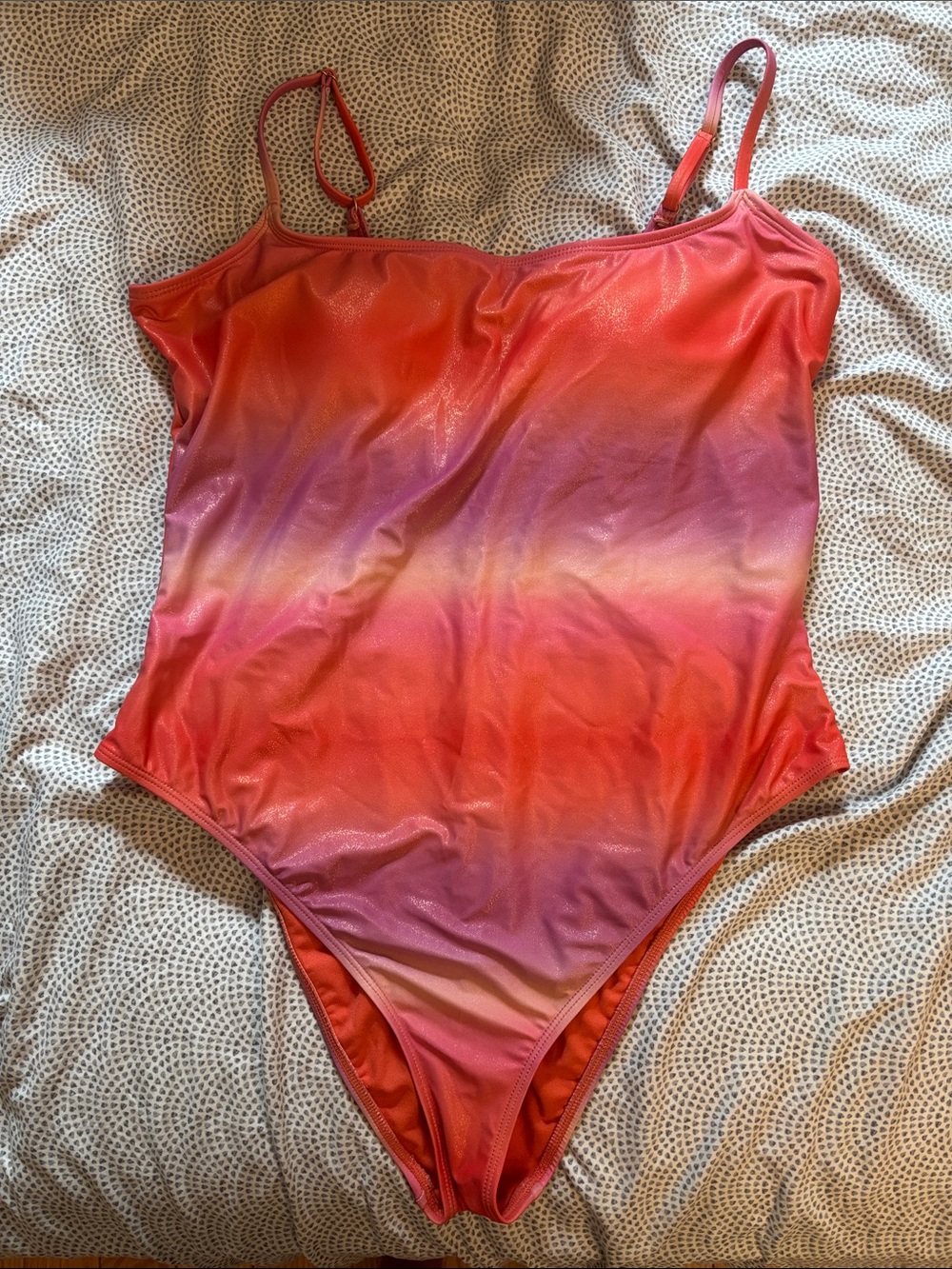 Jessica Simpson Ombre Gradient One-Piece Swimsuit